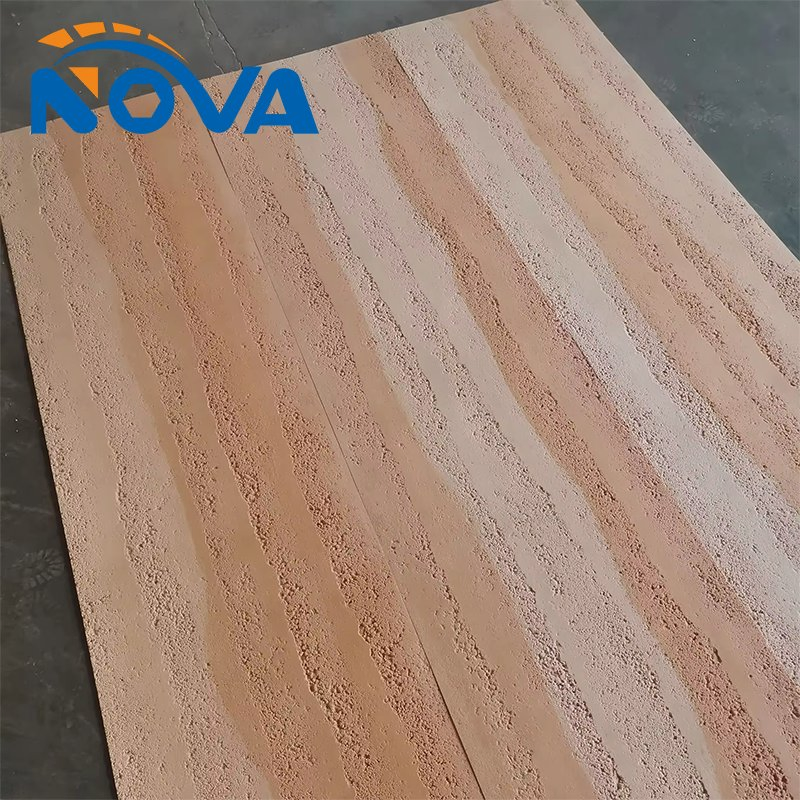 Large Size Travertine Monochrome Color Soft Stone Easy to Installation Flexible Stone for Interior & Exterior Walls