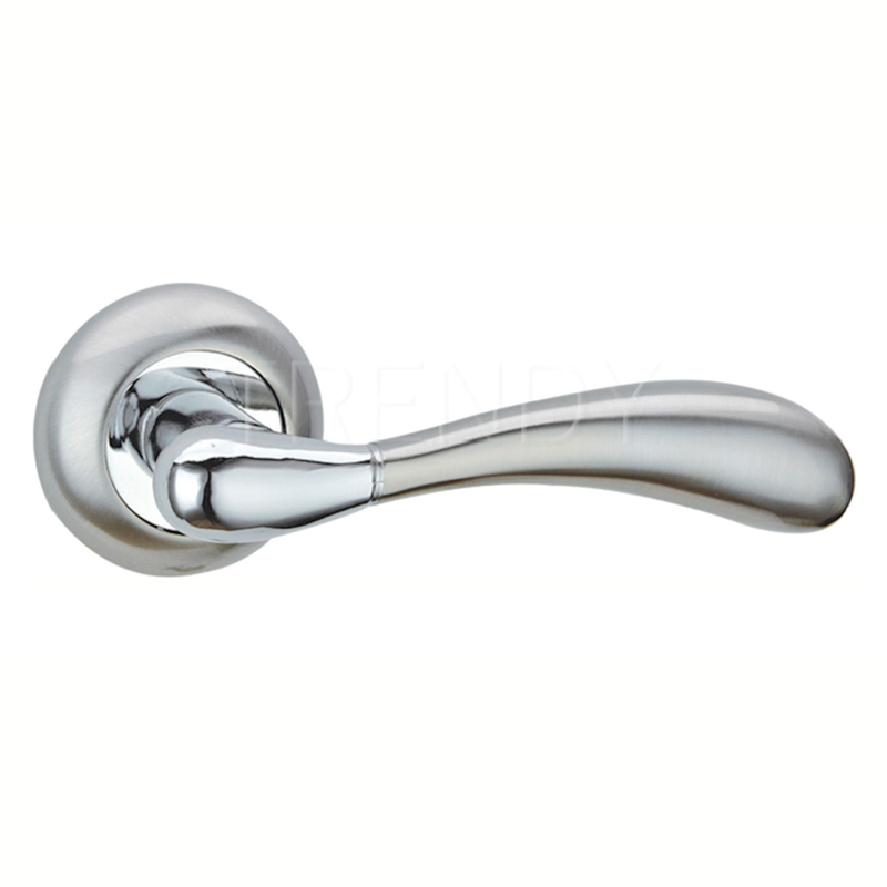 Wenzhou Ruiji Door Lock Handle Zinc Alloy Locks Hardware Front Indoor Barn Door Handles (Z6184-ZR11)