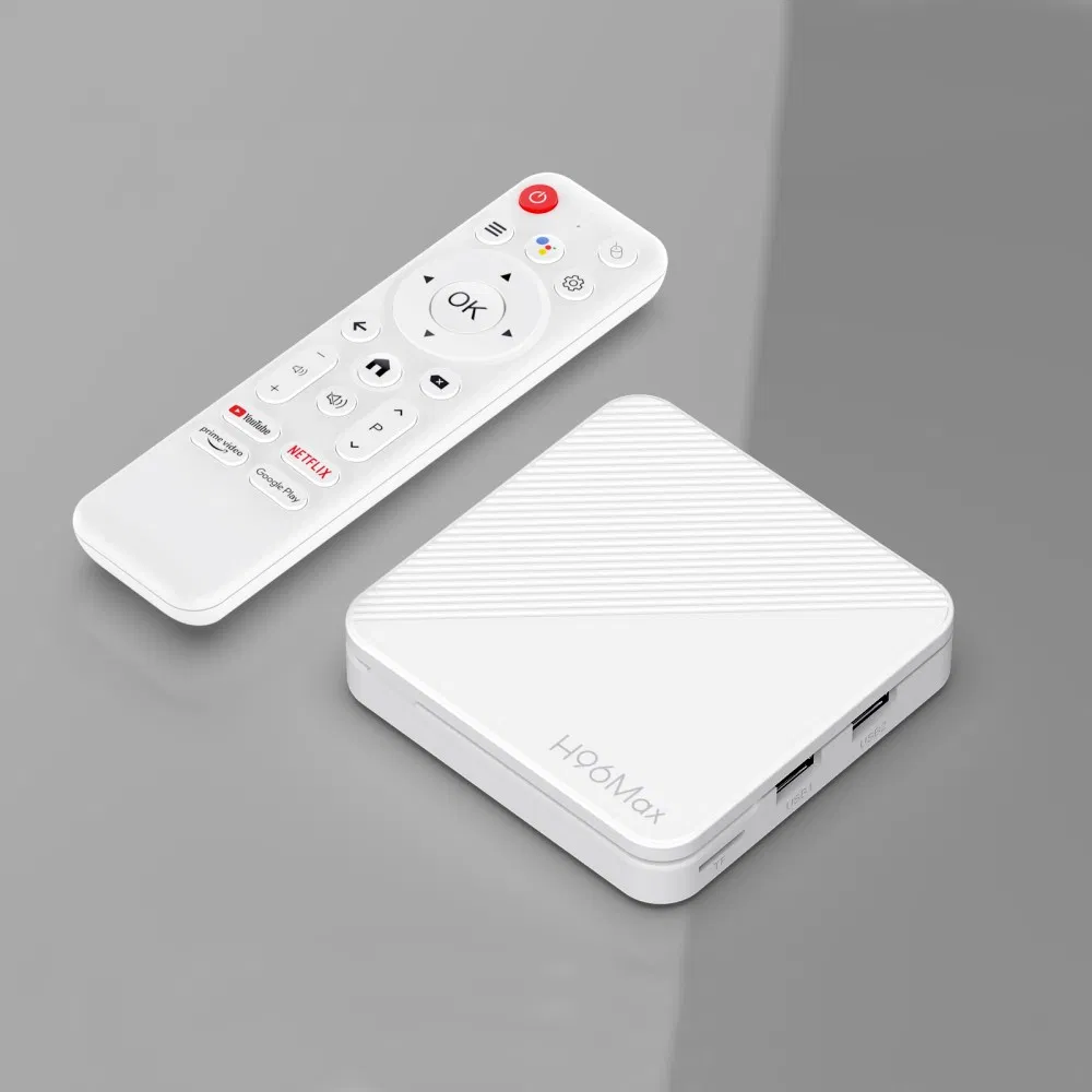 2025 Cheapest H96 Max H313 ATV Quad Core Set-Top Box Voice Remote Android 4K Allwinner H313 4K Display 5g WiFi6 4K TV Box