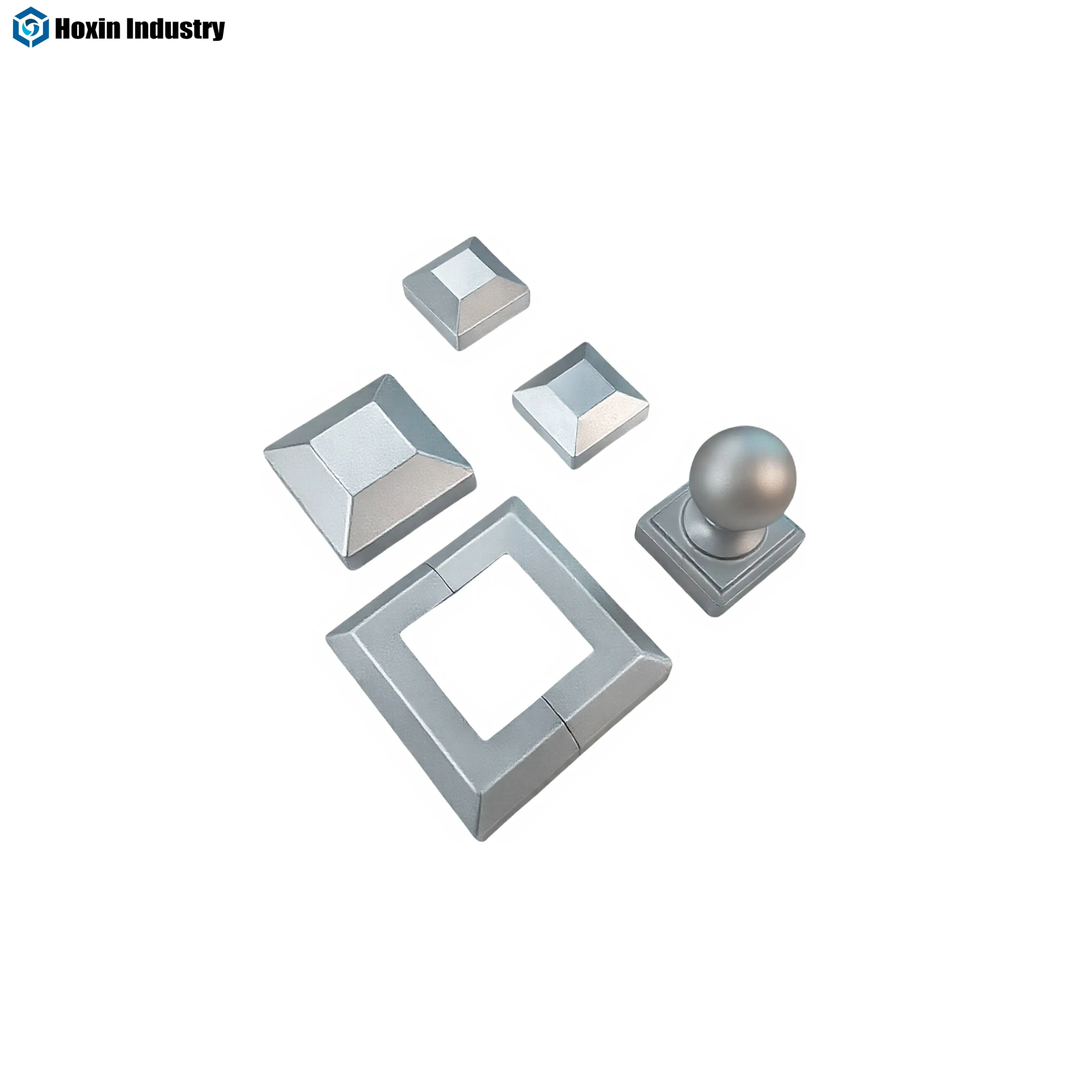 Premium Customized Aluminum Round Fence Post Cap Decorative Metal Fittings for Garden