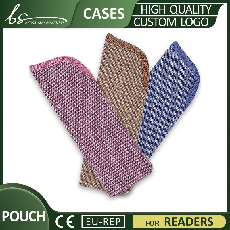 Packing Promotional Custom Wholesale Small Portable Reading Glasses Case Pouch