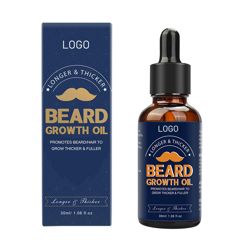 Custom Logo Wholesale 30ml Pure Essential Oil Bulk Premium Beard Growth Oil