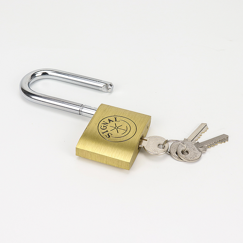 Long Shackle Safety Brass Cylinder Pad Lock Padlock 40mm