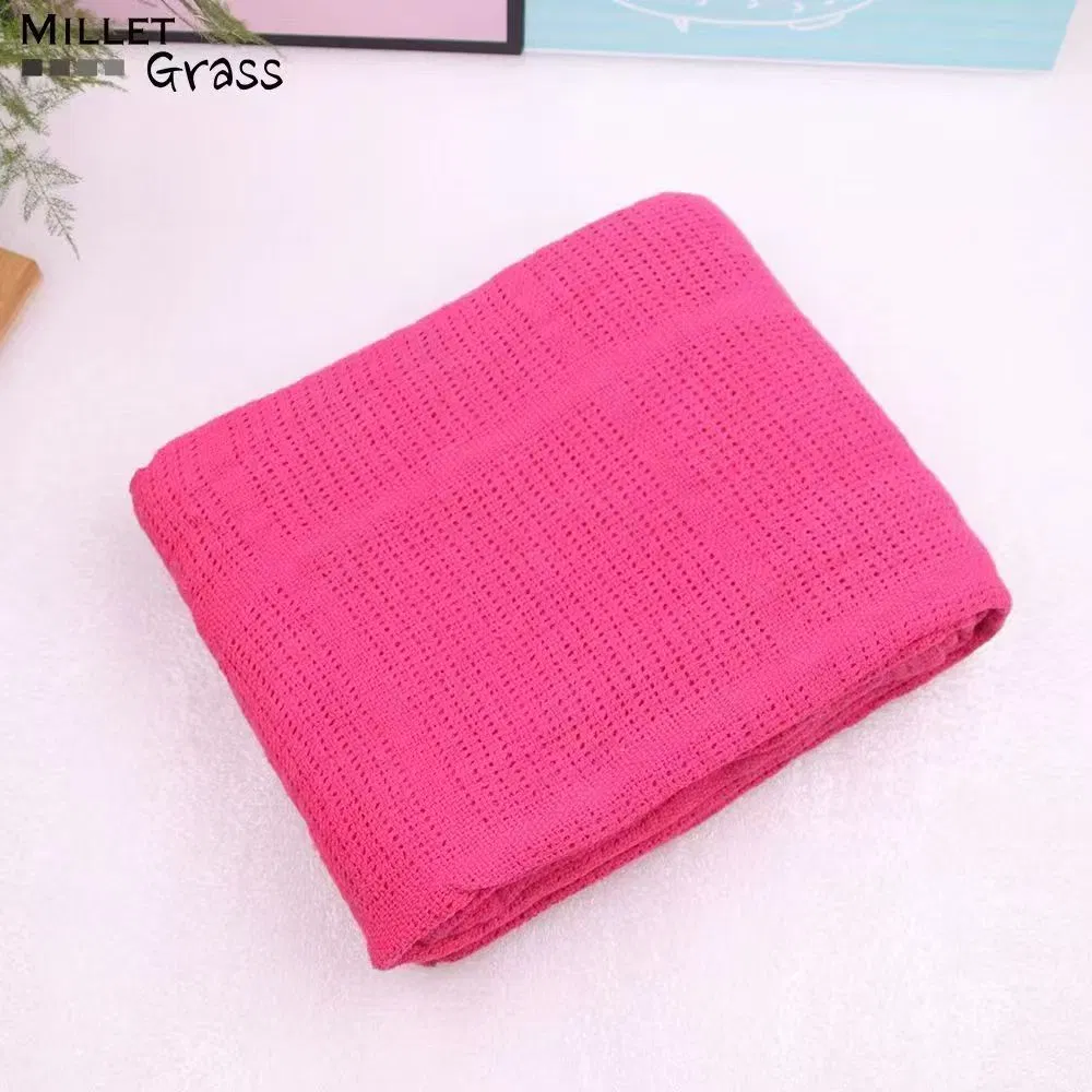 Детское одеяло из органического хлопка, вафельное