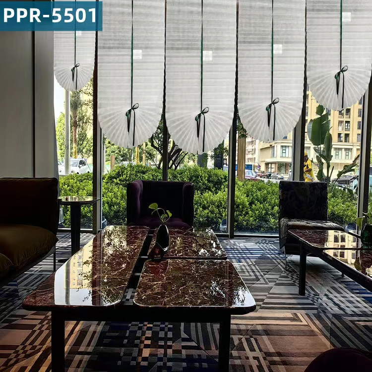 Polypropylene with Ribbon Curtains PPR5501, Can Be Cut and Pasted, Environmentally Friendly