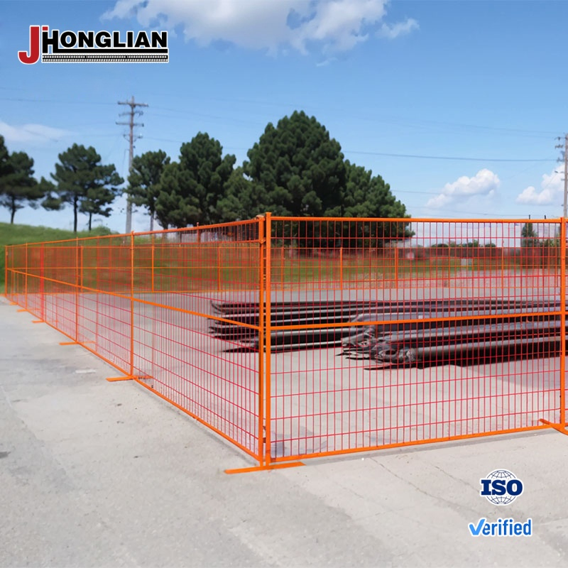 High Quality Customized Powder Coated Canada Temporary Fence