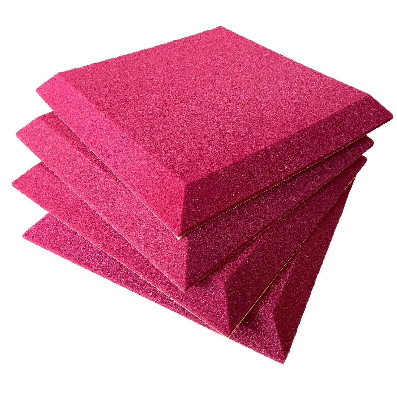 8 PCS China Factory High Density Home Treatment Sound Proof Acoustic Foam
