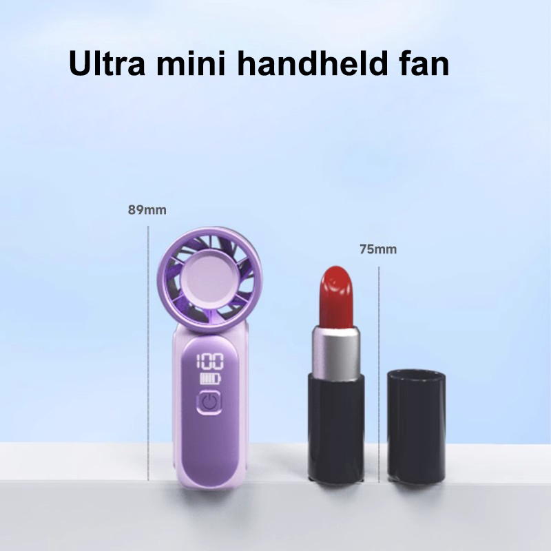 20000rpm High Speed 2025 Hot Selling 3000mAh Battery Powered Cute Rechargeable Portable Mini Fan