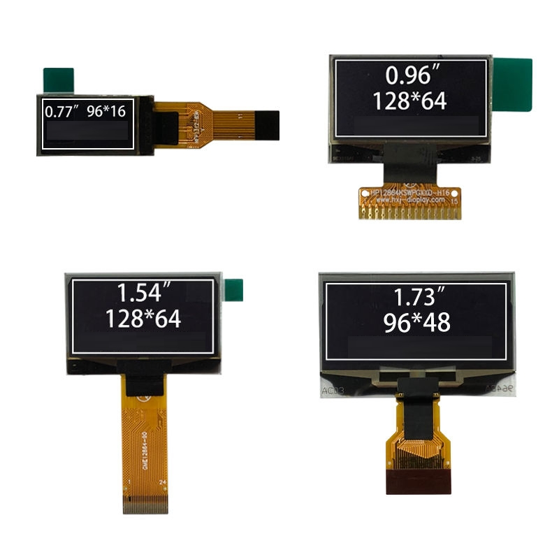 Монохромный OLED дисплей 0.96 дюйма, желтый/синий