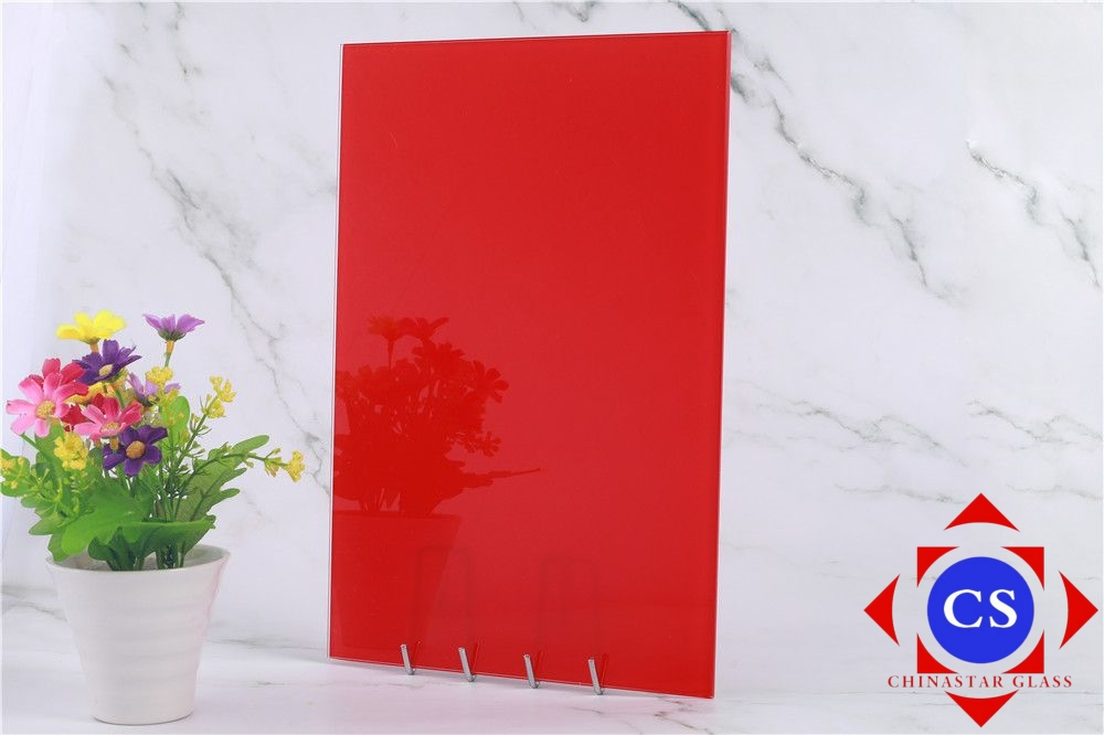 3-8mm Low-Iron Painted Glass for Decoration/Bathrooms & Shower Walls