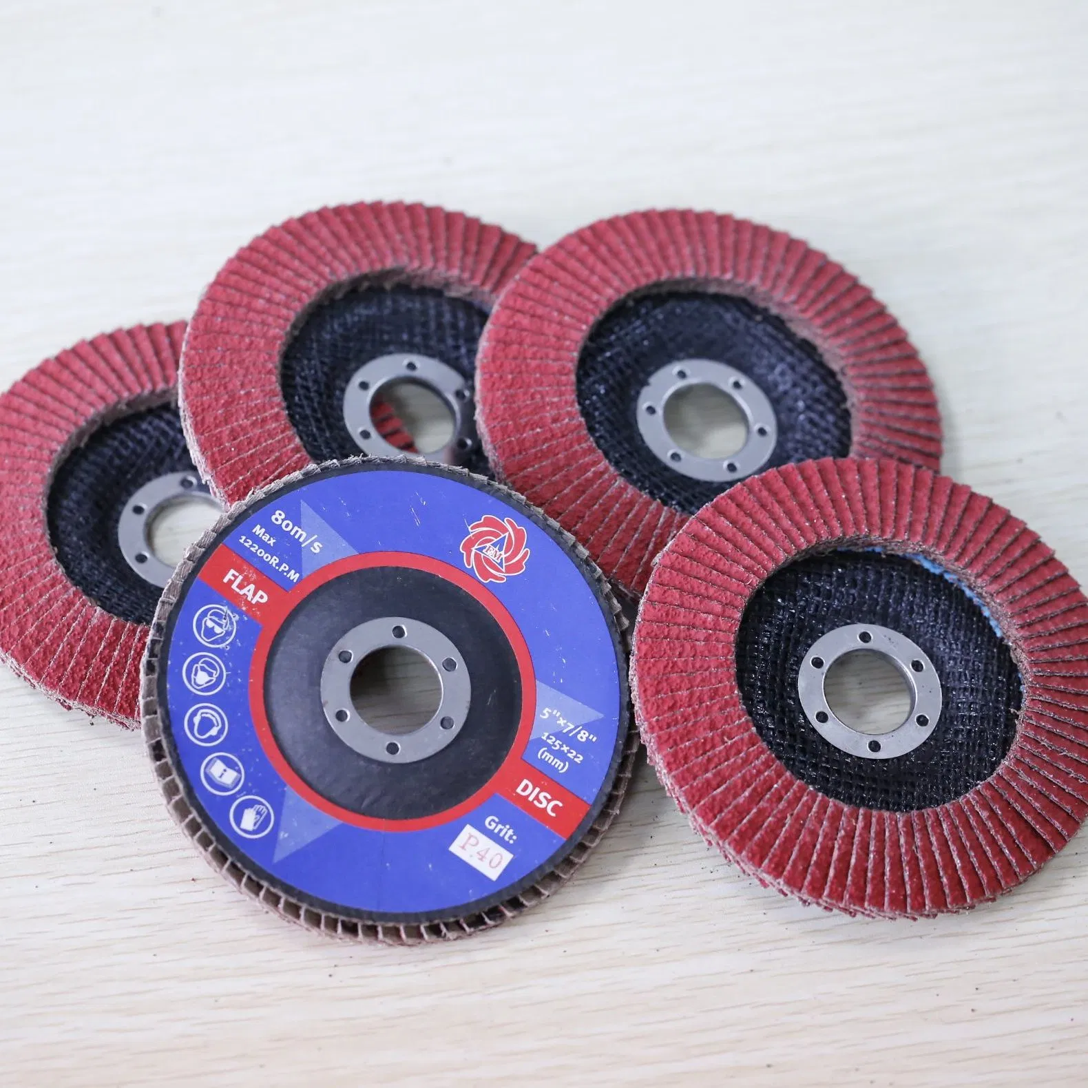 En13743 Approved Ceramic Zirconia Aluminum Oxide Coated Abrasive Flap Discs