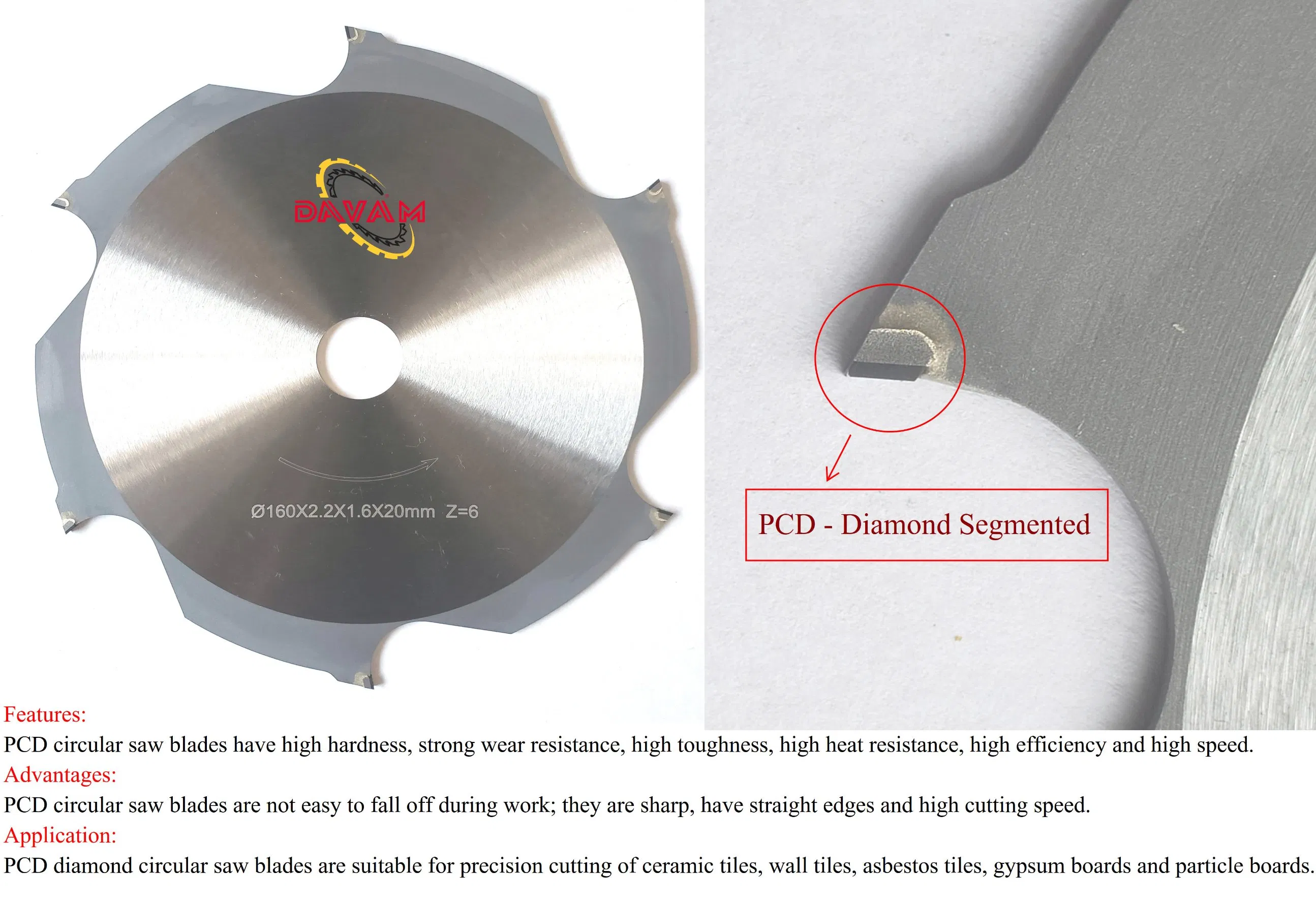 PCD Diamond Segmented, Diamond Cutter