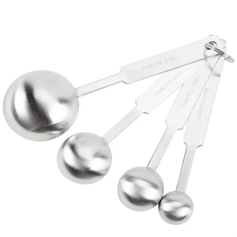 Wholesale Stainless Steel Kitchen Measuring Spoon Set with Capacity