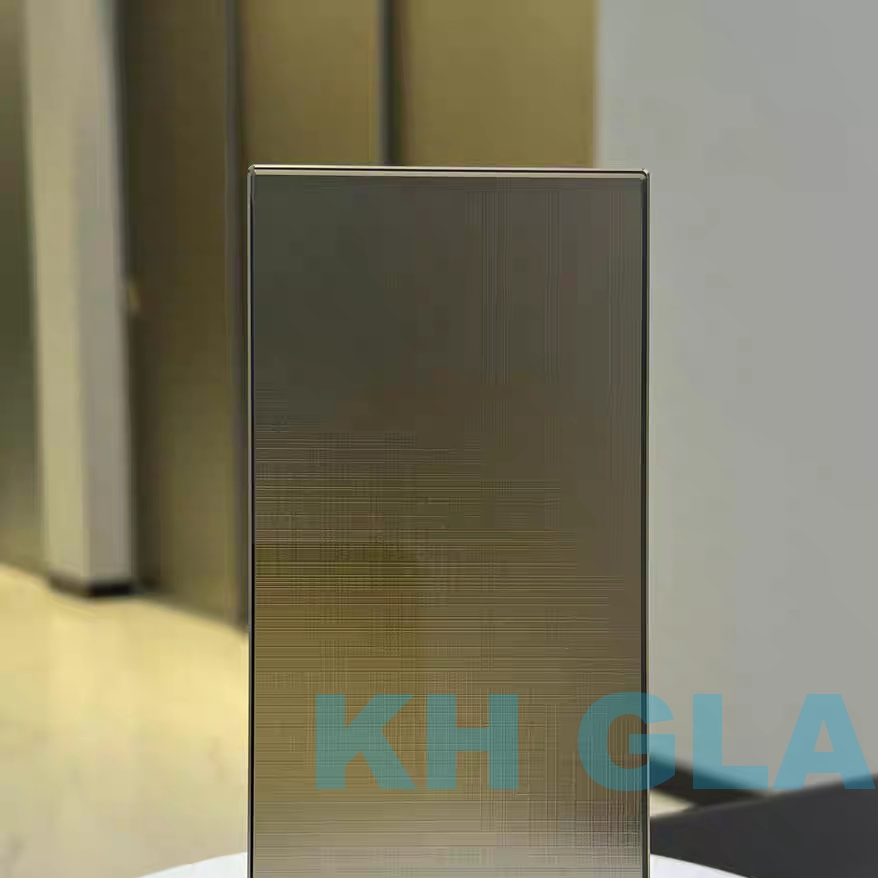 10mm Tempered Acid Frosted Etched Glass Partition Customized for Safety and Style