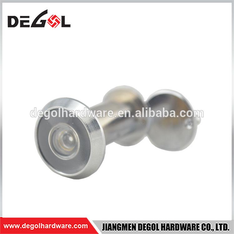 180 Degree Sliver Brass Door Viewer Door Lens with Cover