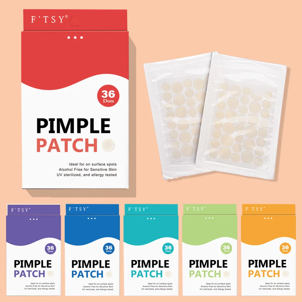 OEM Factory Price Organic Acne Treatment Pimple Patches with Tea Tree Face Care
