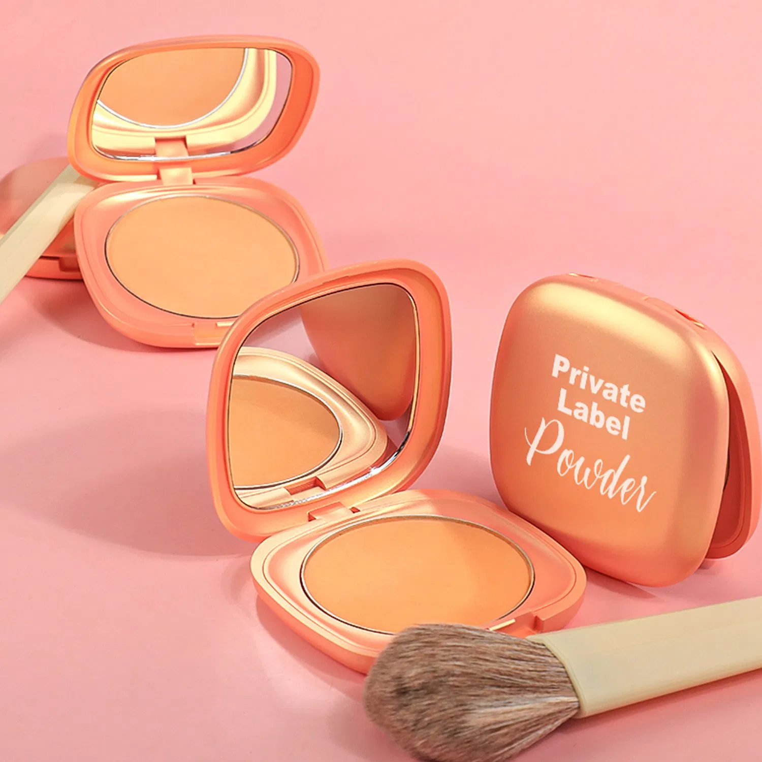 Waterproof Matte Finish Makeup Face Powder Compact Powder Setting Powder