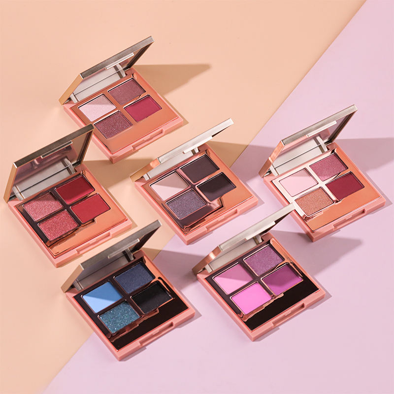 Factory Price Custom 6colors New Private Label High Pigment Nude Color Vegan Eye Makeup Cosmetic Eyeshadow Palette