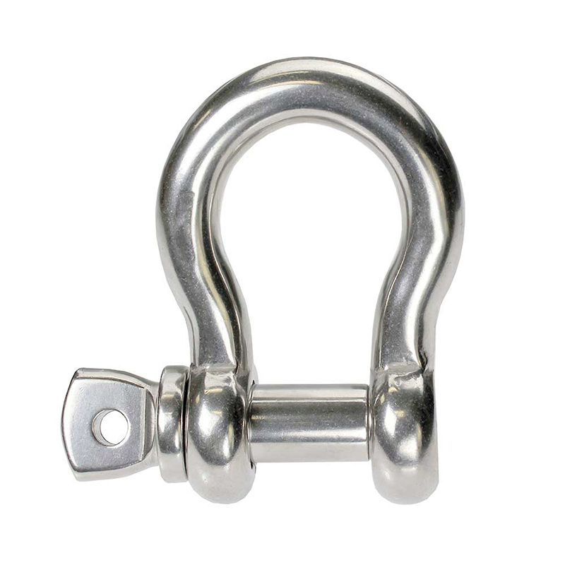 High-Strengths Steel Hardware Forged D Pin Bow Shackle for Towing
