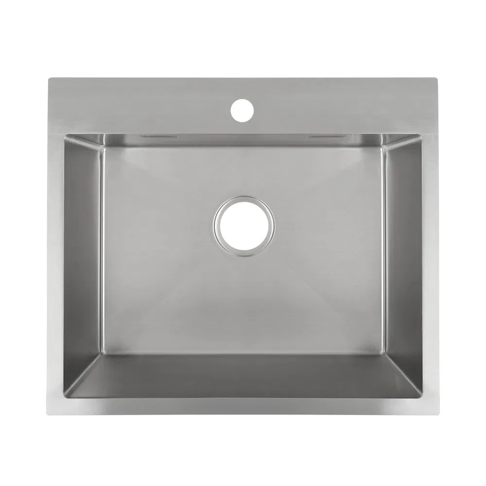 Sanipro Vegetable Washing Pool Large Capacity Above Counter Kitchen Basin Handmade SUS304 Stainless Steel Single Sink