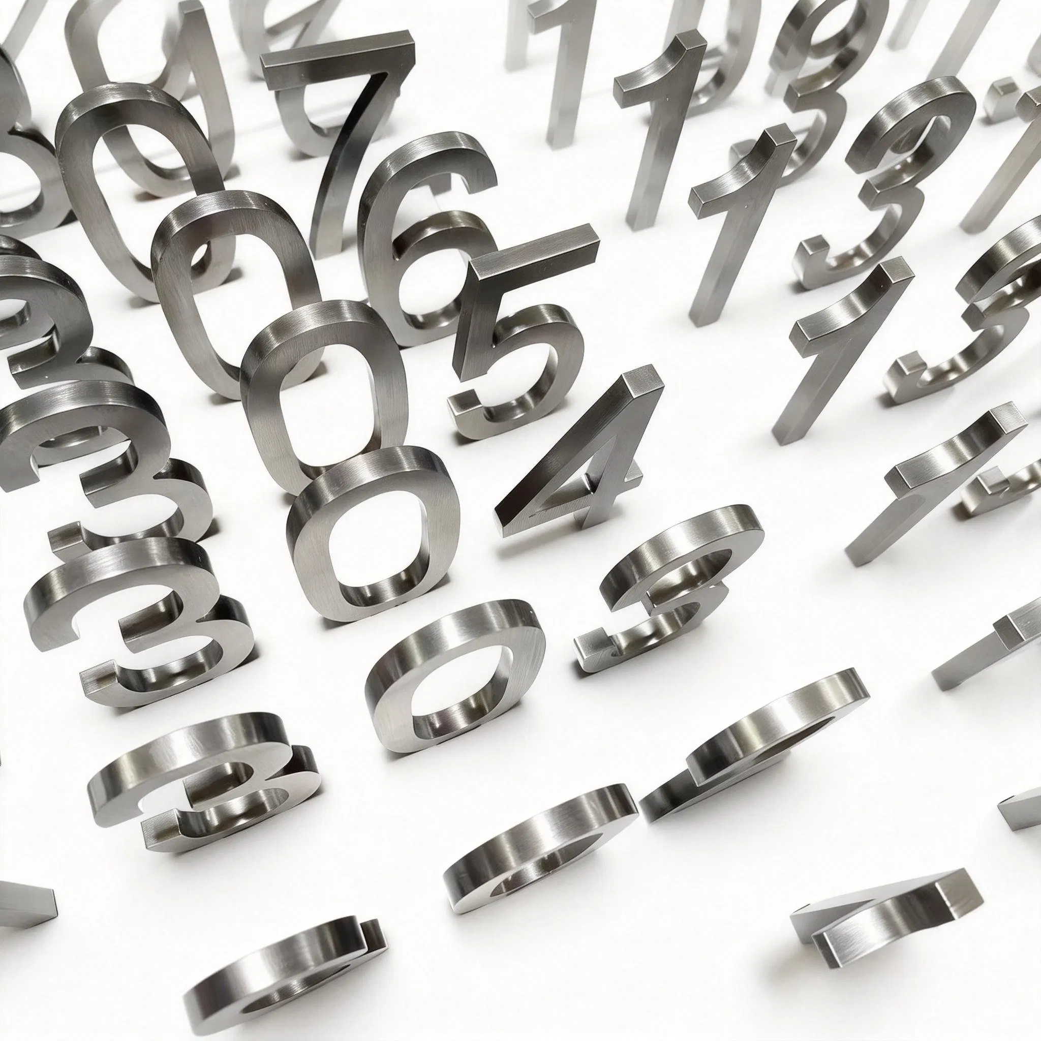 Customized Size Stainless Steel Channel Letter Sign for Wall Mounting Installation