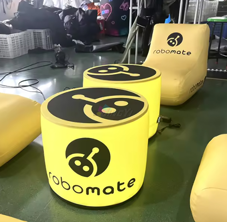 Free Design and 3D Inflatable Furniture Armchair Lounge Blow up Chair Outdoor Inflatable Sofa Portable Fast Air Sofa For Event
