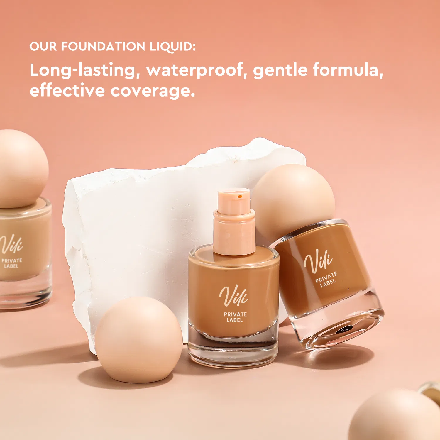 Sunscreen Liquid Foundation for All Skin Types Full Coverage Concealer Foundation