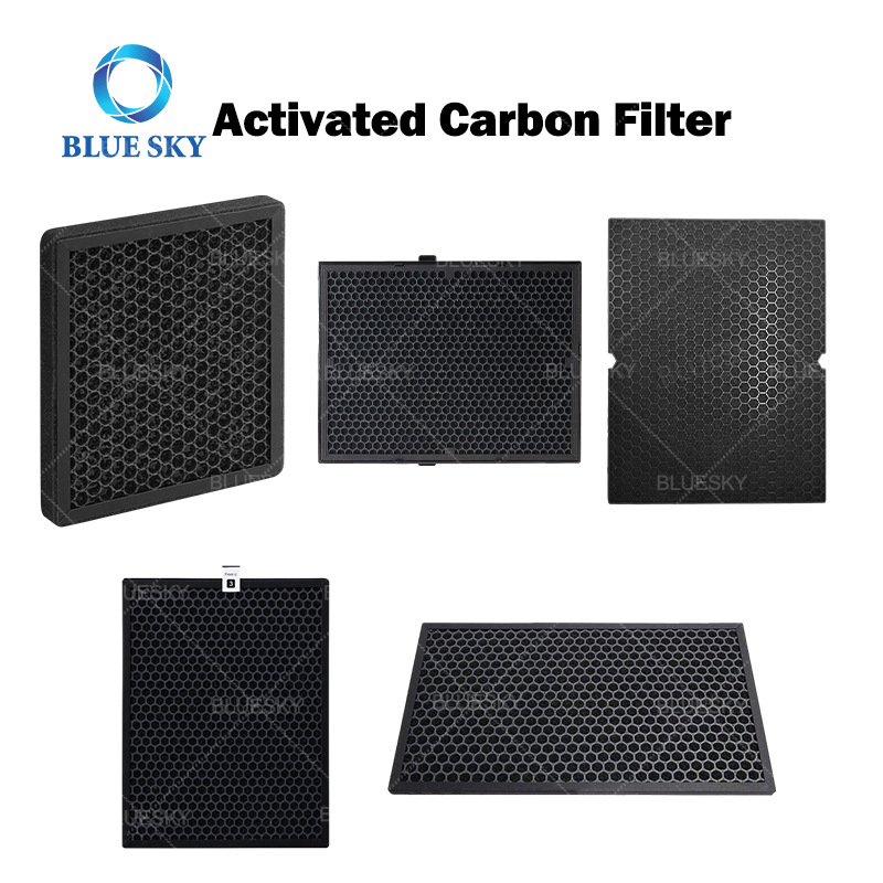 OEM ODM Wholesale Customized Activated Carbon Cartridge Filter, Panel Filter, HEPA Air Filter for Air Purifier
