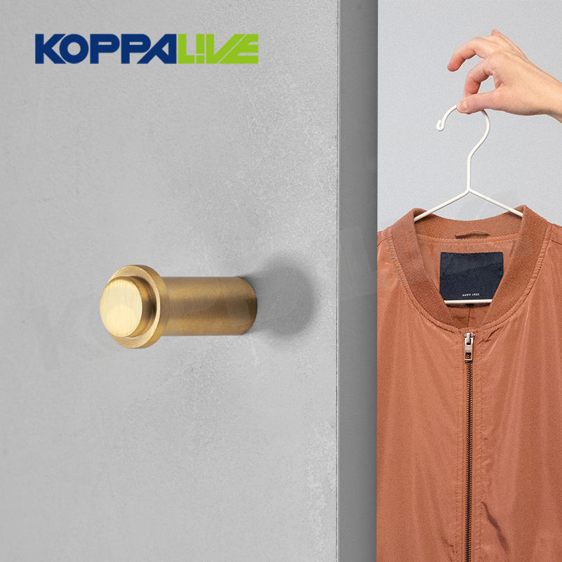 Настенный крючок для ключей и полотенец Koppalive из латуни