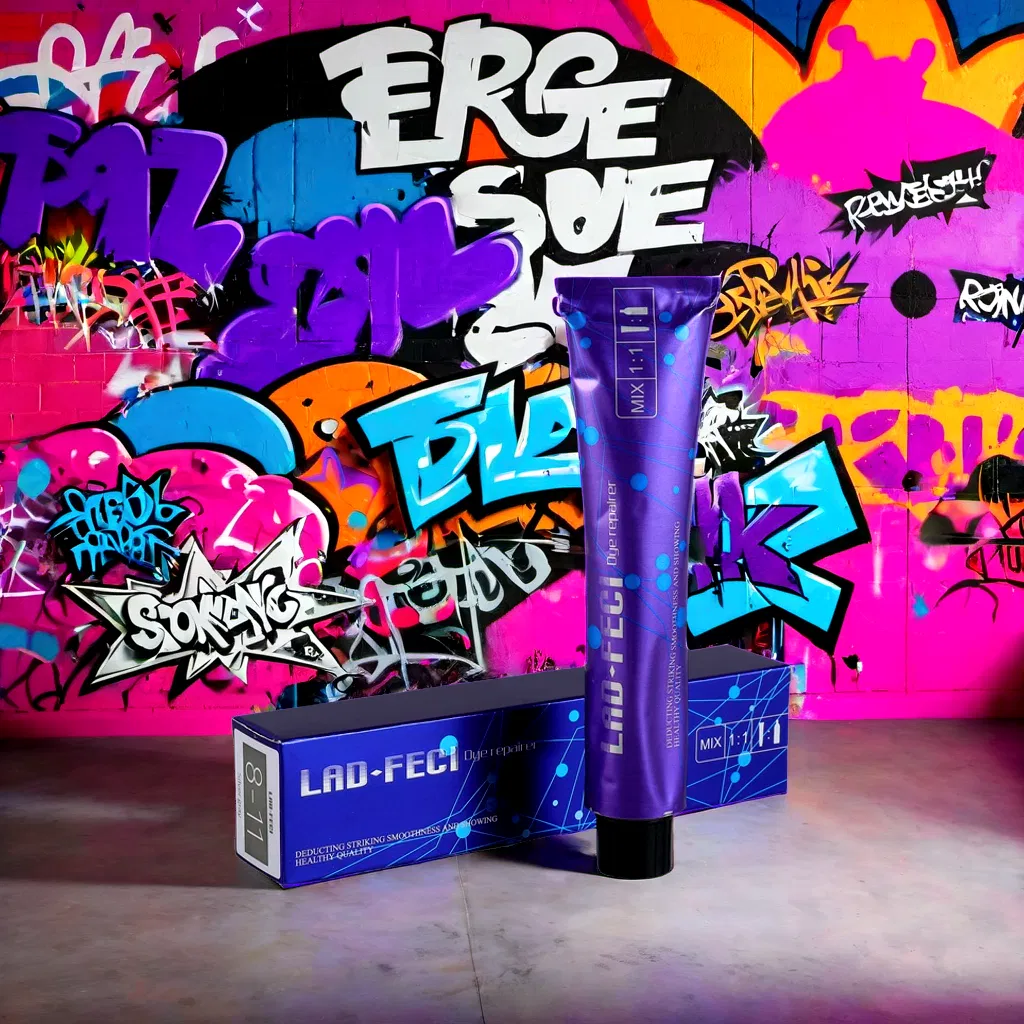 Vibrant Semi-Permanent Hair Dye Cream with Custom Options