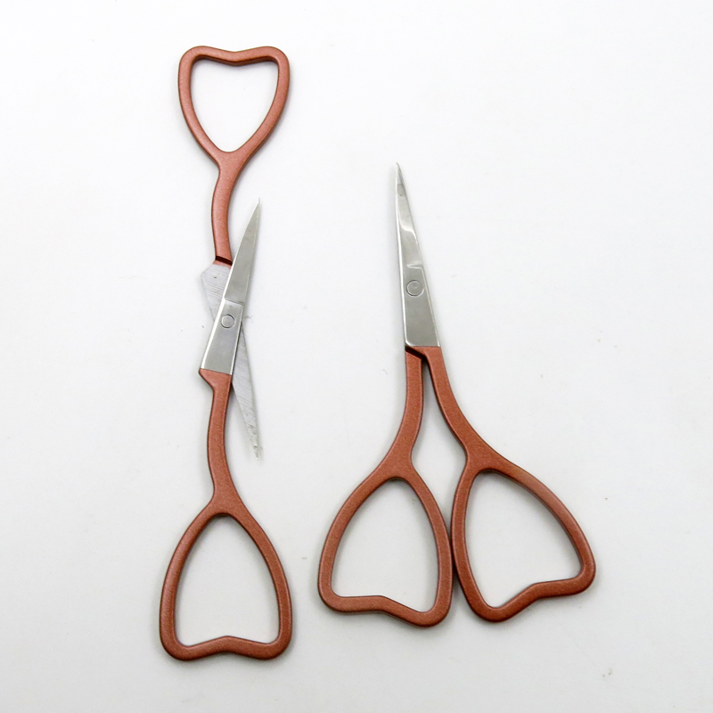 Stainless Steel Eyebrow Hair Cutter Beauty Tool for Facial Trimming Tweezers Makeup Scissor Tools Multi-Purpose