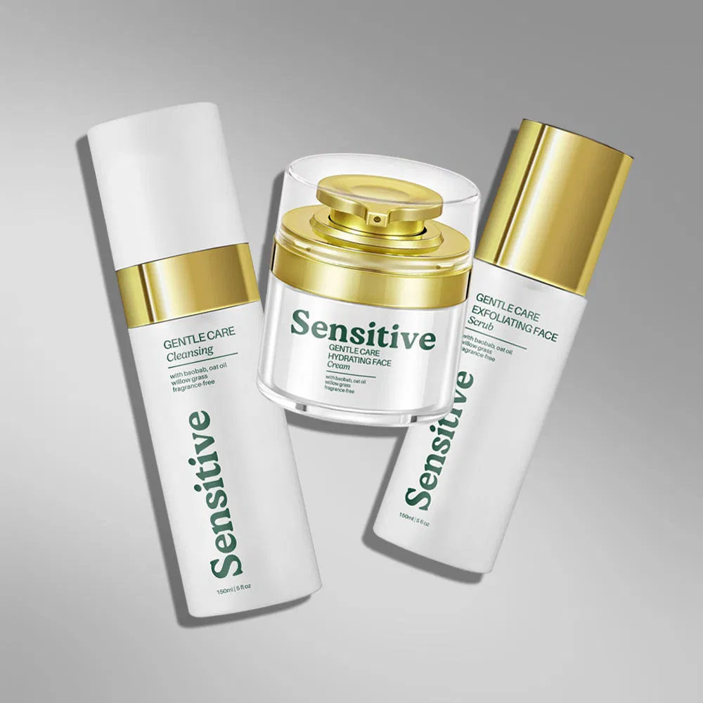OEM Vegan Natural Formula Men's Hydrating Moisturizing Anti-Aging Skin Care Set