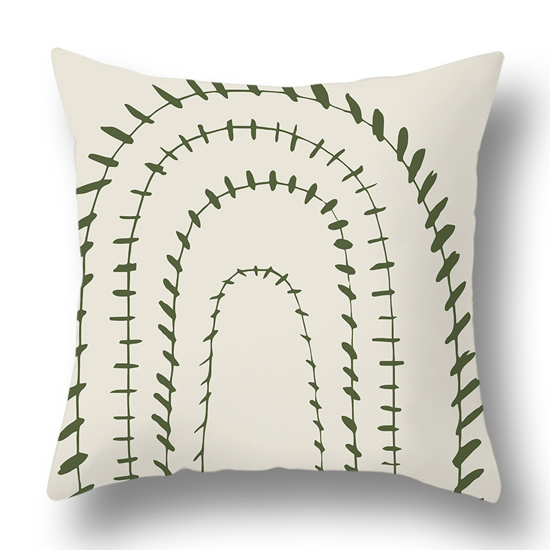 Excellent Quality Sofa Home Decorative Printing New Green Cushion Cover