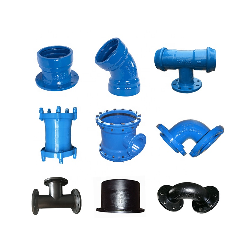 Size as Customized Manufacturer Price Ductile Cast Iron Pipe Fitting for Water Pipe