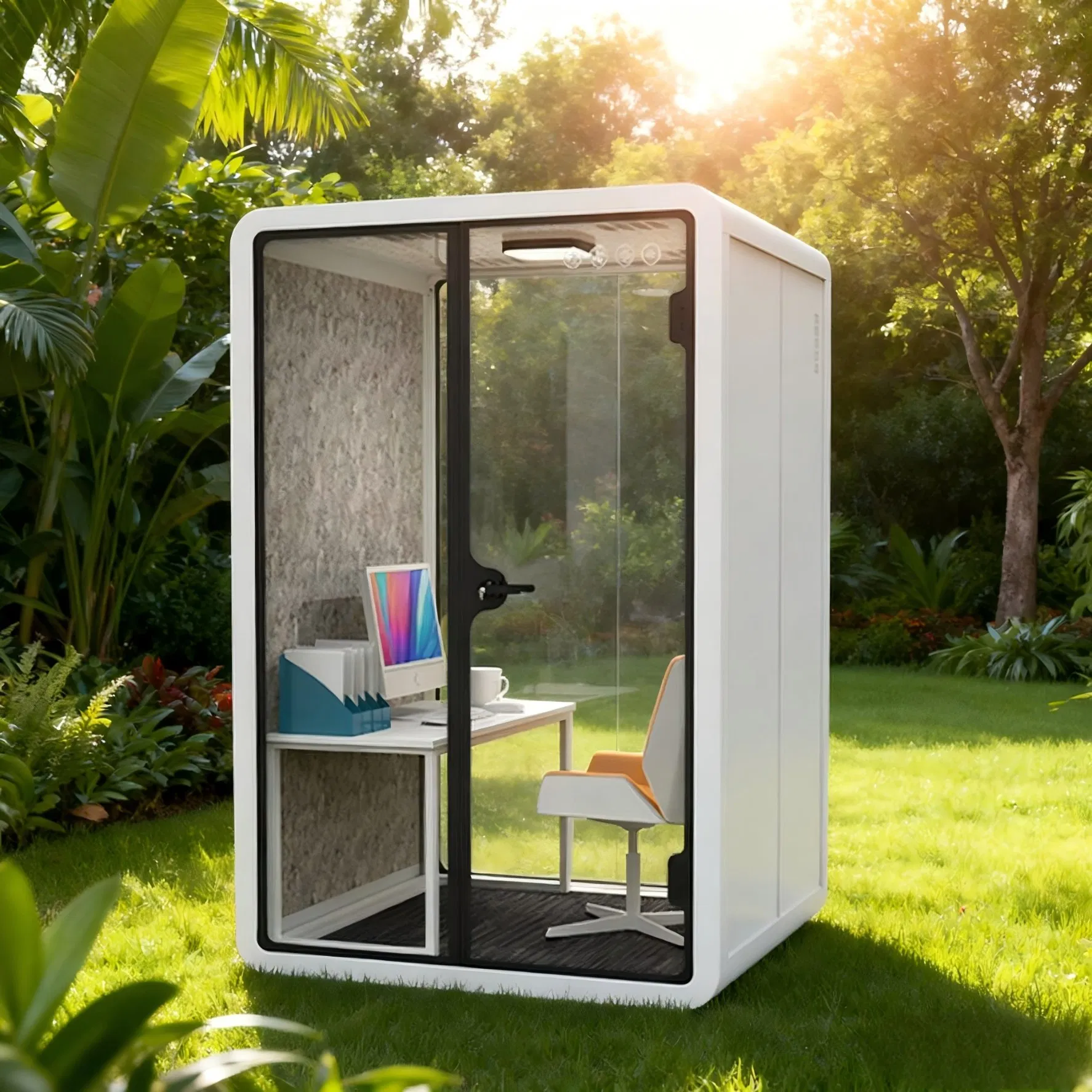 Prefabricated Modular Prefab House Assembled Soundproof Booth Office Pod
