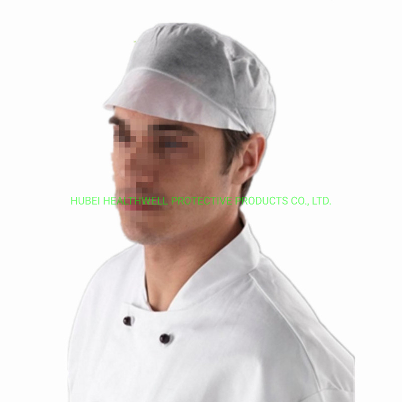 Disposable Non Woven Women′ S Snood Cap Hair Cap Nonwoven Work Cap for Food Industrial