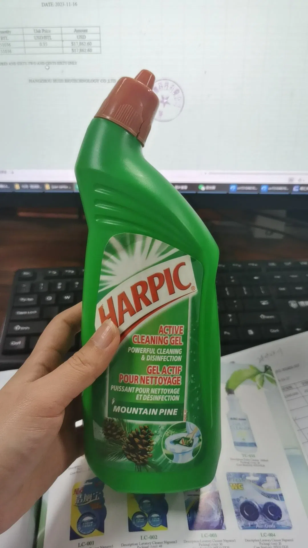 750ml New Style Strong Cleaning Long-Lasting Toilet Cleaner