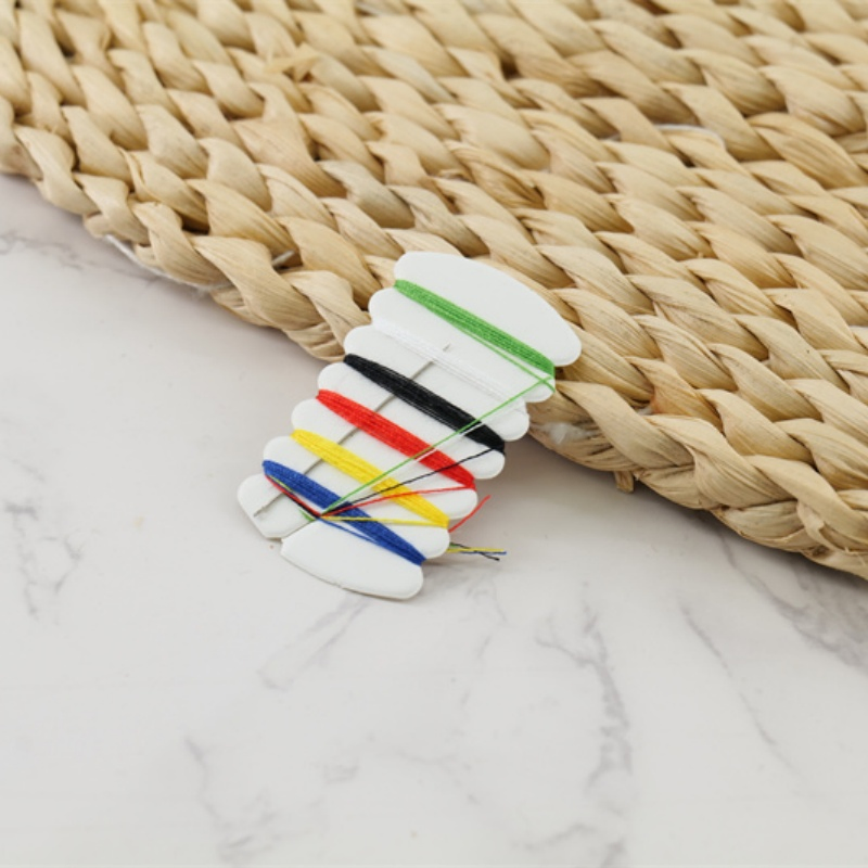 Hotel Sewing Kit for Guest Convenience with 6 Color Threads