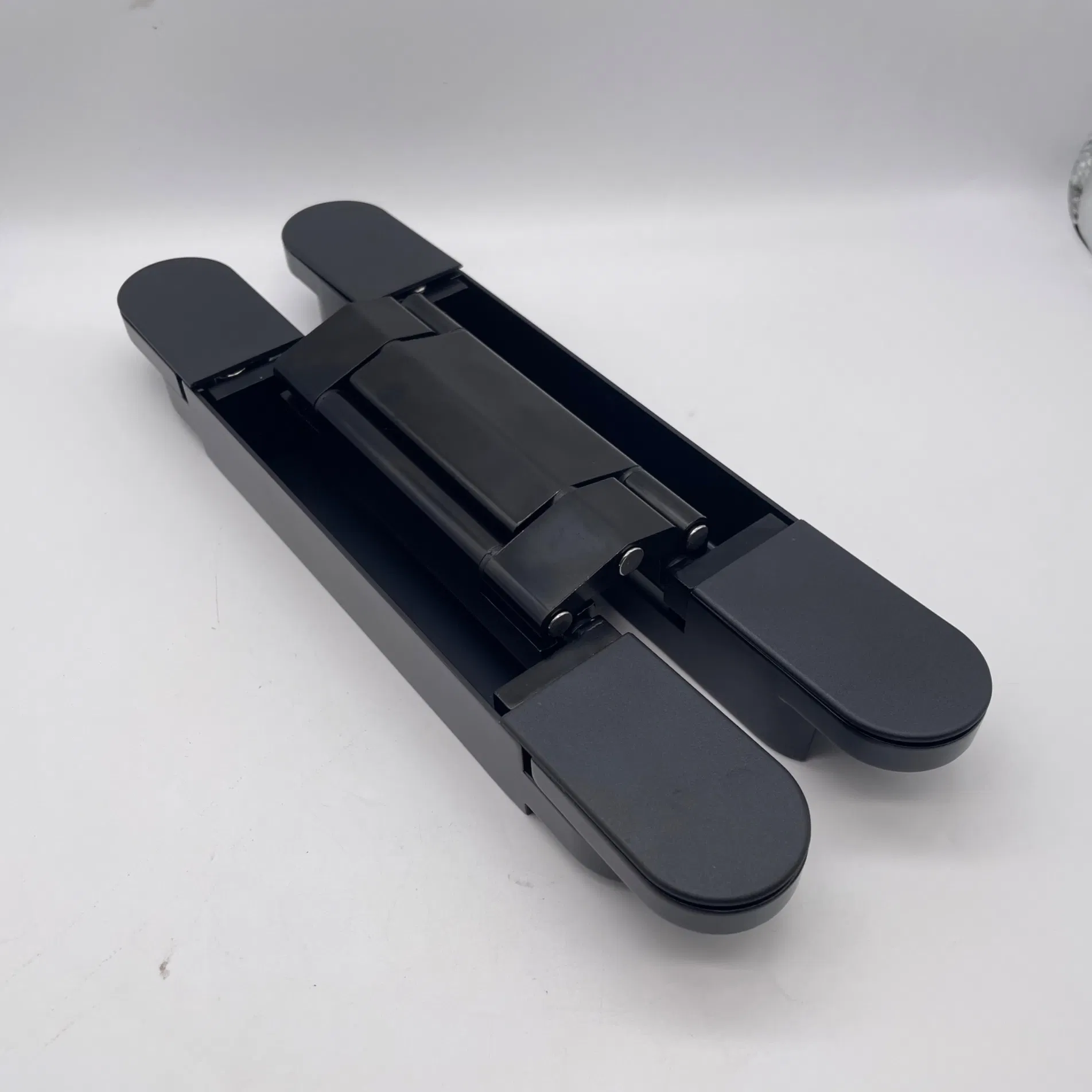 Black Invisible Hinge Zinc Alloy 3D Adjustable Concealed Door Hinge