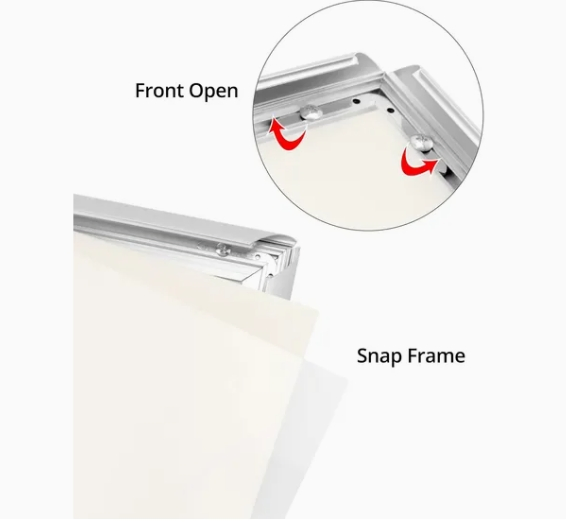 A4 Aluminum Frame with Printing Aluminum Snap Framed Poster Frame