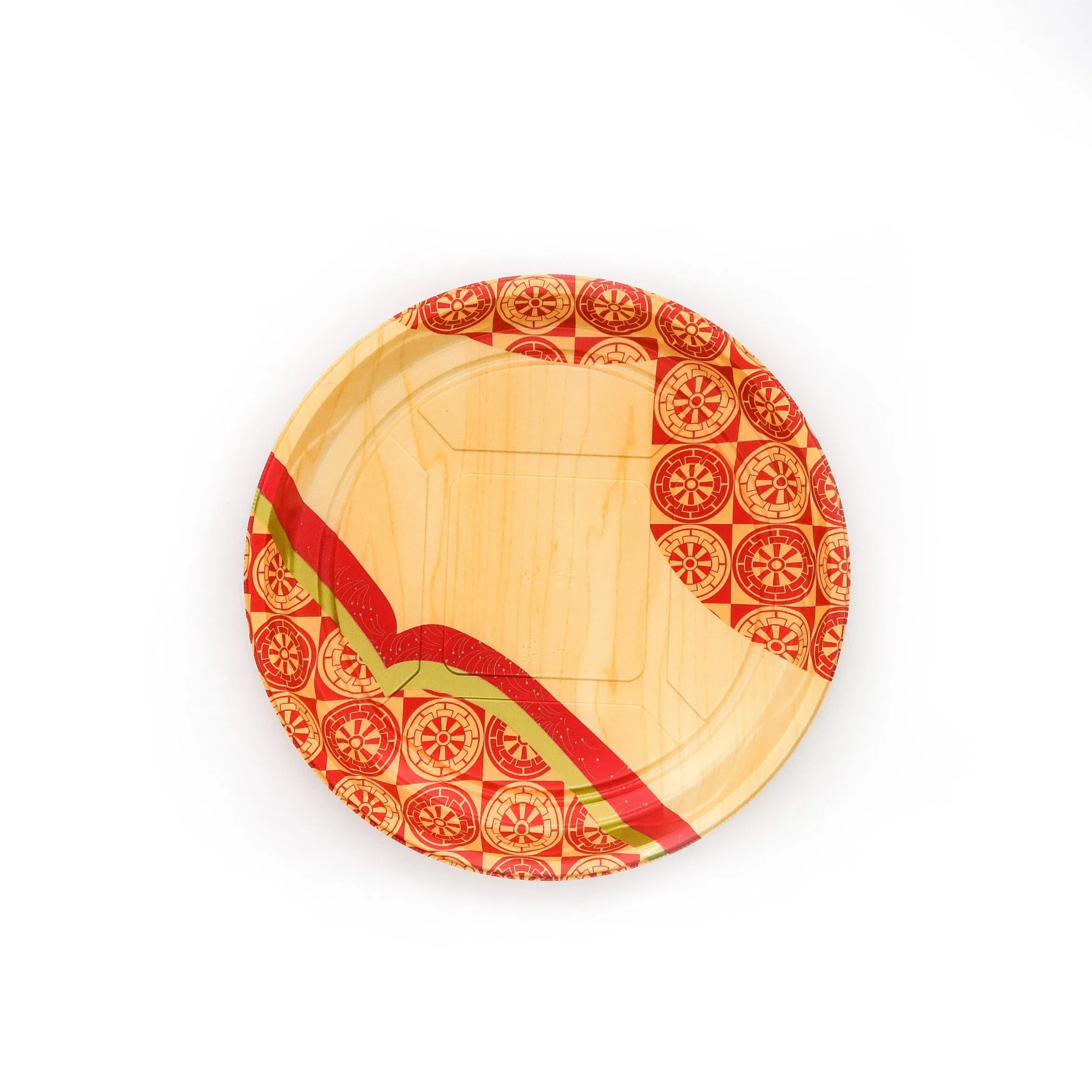 Professional Eco-Friendly Plastic Food Packaging Takeaway Round Disposable Sushi Party Tray with Clear Lid