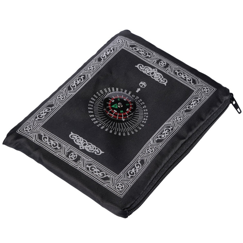 Compact Travel-Friendly Foldable Muslim Prayer Mat for Easy Carry