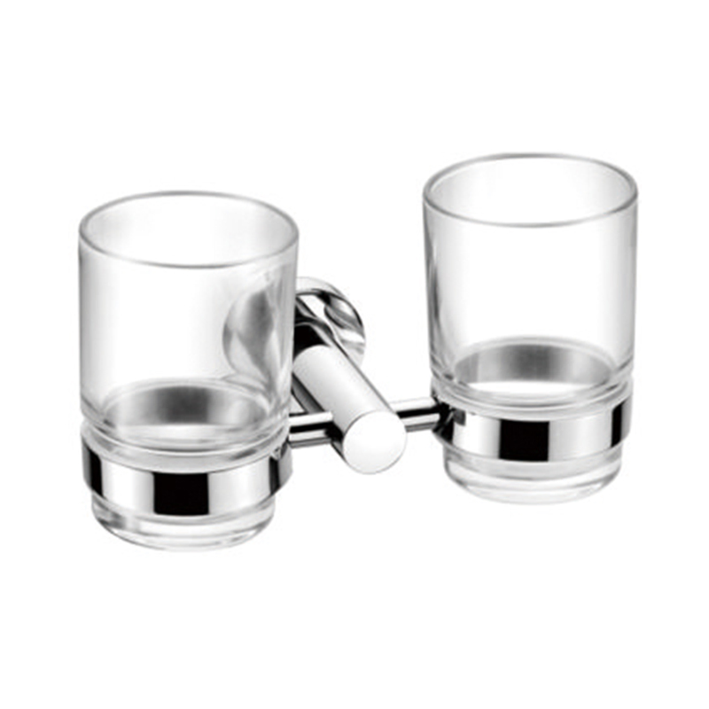 Stainless Steel 304 Cup Holder Toothbrush Holder Single Tumbler Holder with Glass Cup