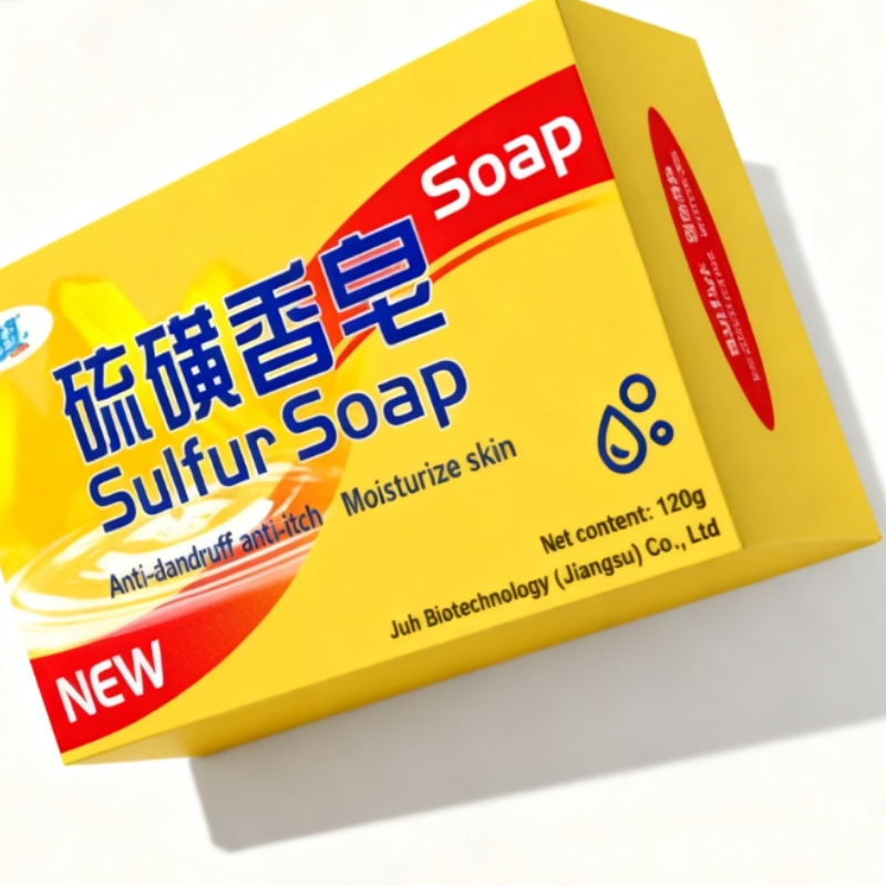 Skin-Soothing Sulfur Chinese Bath Soap for Daily Cleansing Routine