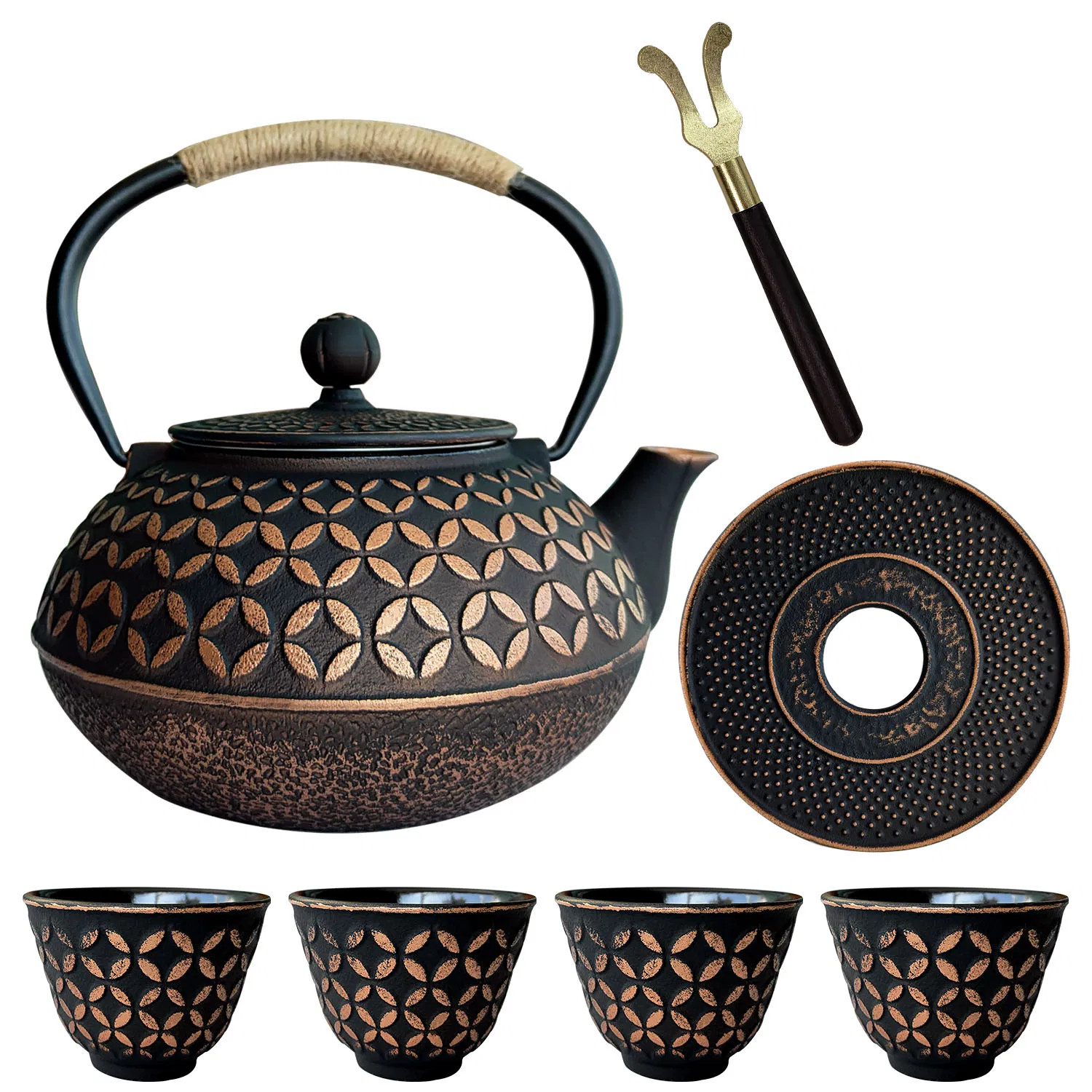 Чугунный чайник Cookwin 900 мл, японский стиль