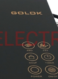 Goldk IC-002 Premium Quality Single Burner Electric Infrared Ceramic Cooker