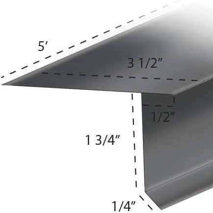 Full Hard Standard Materials T Shape Aluminum/Galvanized/Galvalume Drip Edge