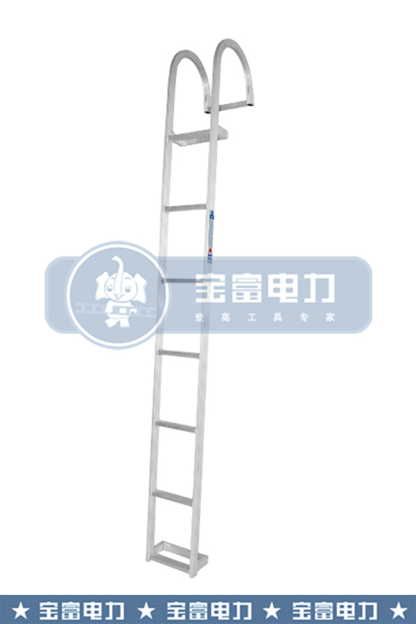 En1147 Approved Aluminum Single Straight Ladder with Hook for Fire-Fighting Truck