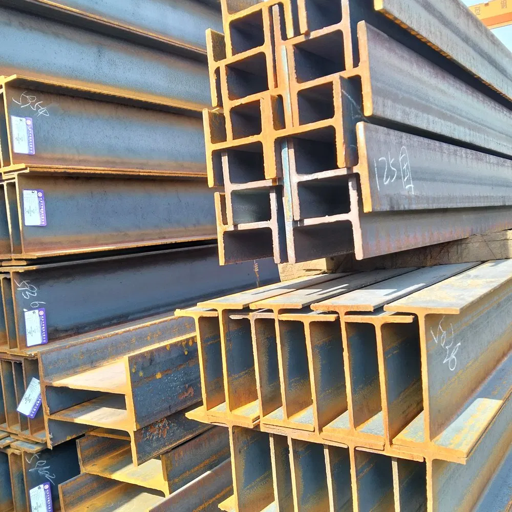 S235jr S355jr S355j2 A36 S355nl S355ml Galvanized Carbon Hot Rolled Universal Steel H Beams for Construction