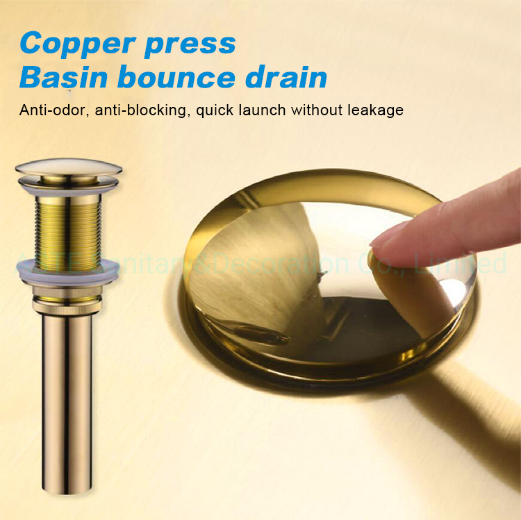 Rose Gold 55× 38cm Handcrafted Handmade Top Mount Bathroom Rest Room Stainless Steel PVD Finish Wash Basin Hbm5538